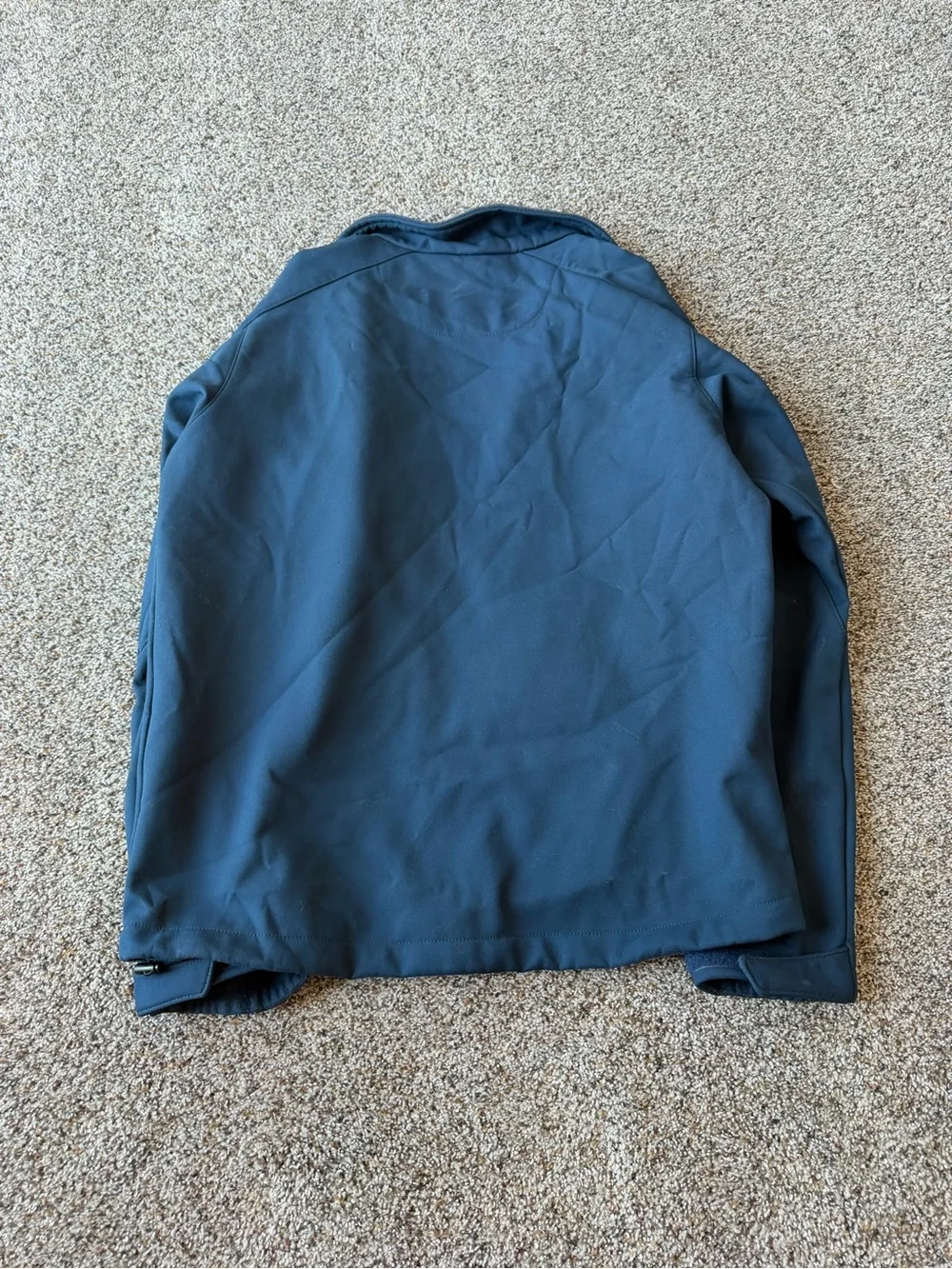 Columbia Omni-Shield Men's M Navy Fleece Lined Softshell Jacket Full Zip